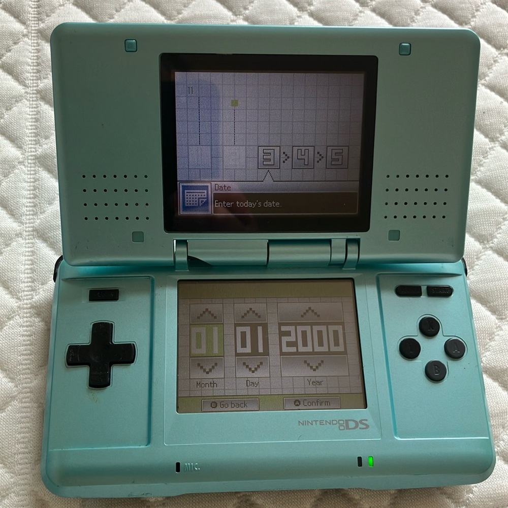 Blue Nintendo Game Boy DS